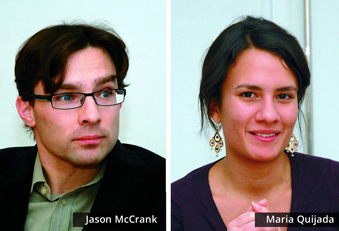 Jason McCrank and Maria Quijada - 2009-02-McCrank_and_Quijada